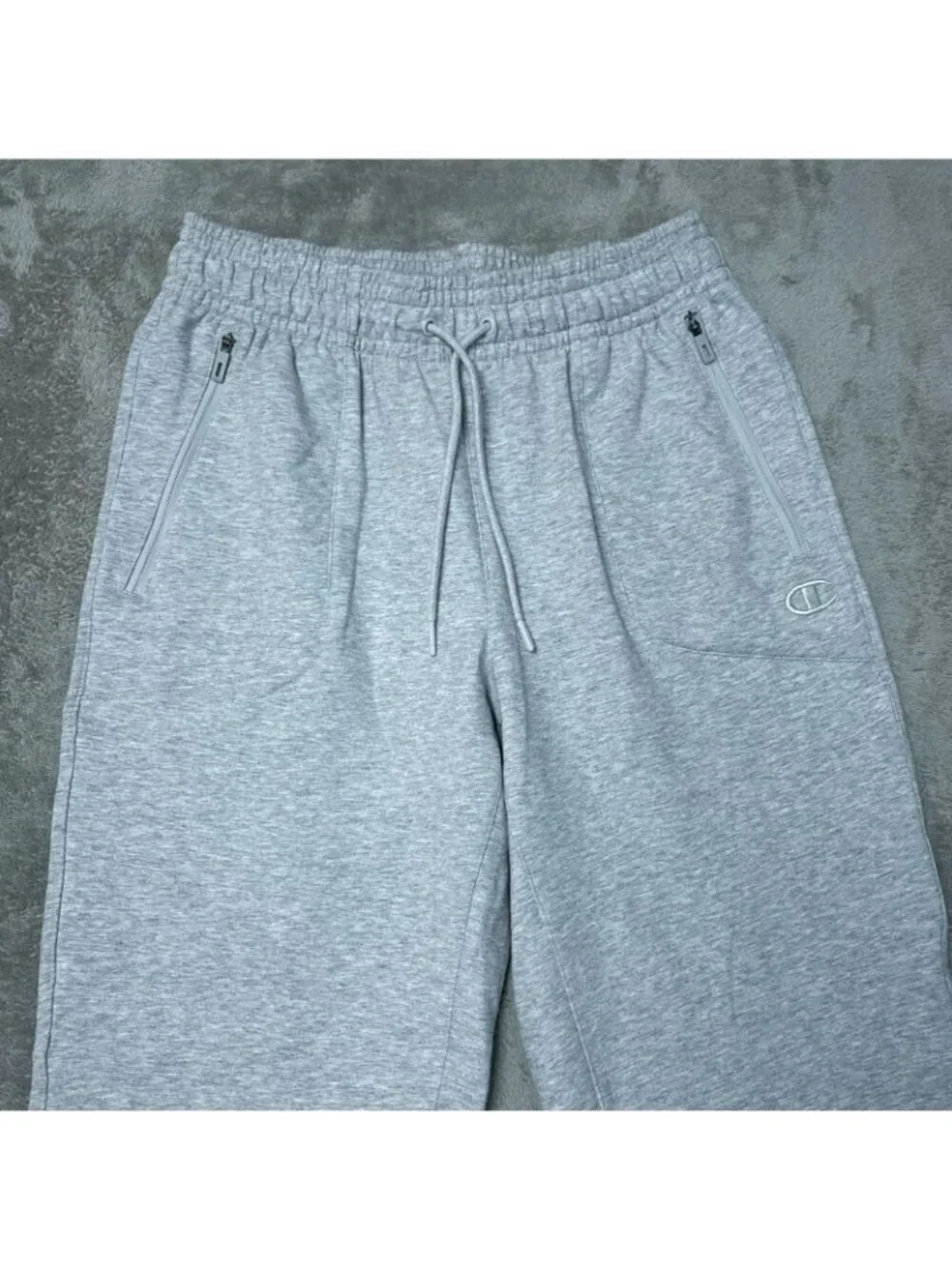 Champion Men's S Gray Jogger Sweatpants Cotton Blend Athletic d1867